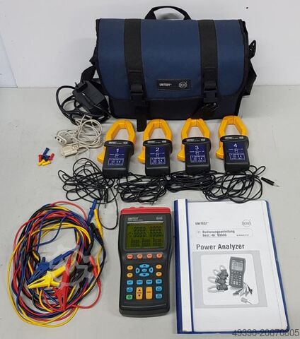 Трёхфазный измеритель мощности, измерение тока, напряжения и мощности, длительное измерение, измерен BEHA UNITEST Power Analyzer 93555
