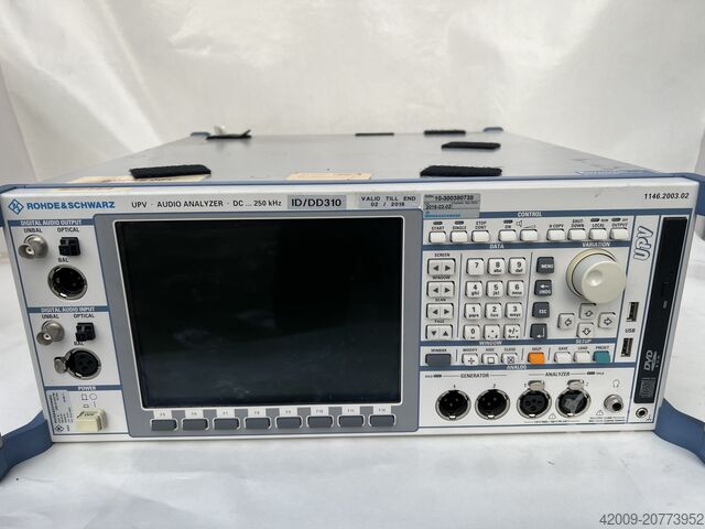 Аудиоанализатор Rohde & Schwarz UPV K1 K4 U2 B2 B3 B42 B48