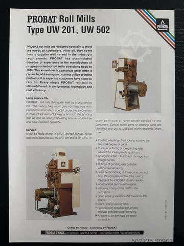 Мельница для обжаренного кофе Probat UW 201