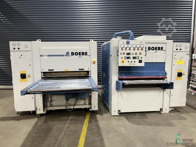 Широколенточные шлифовальные станки Boere Elite TKKS + BKKS 1100, 2002 года Boere Elite TKKS + BKKS 1100