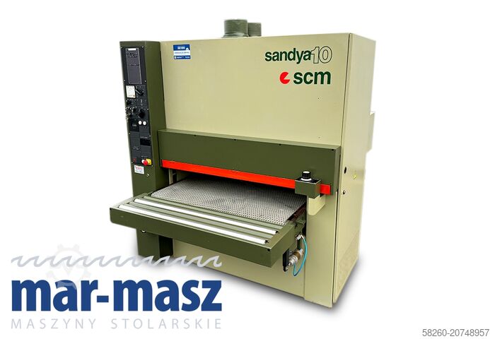 Широколенточная шлифовальная машина 2 шт. SCM SANDYA 10 typ RCS 110