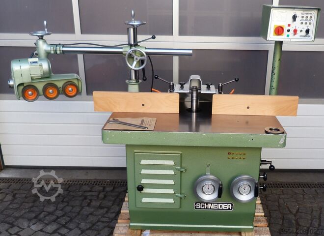 поворотный фрезерный станок поворотный шпиндельный фрезерный станок фрезерный станок SCHNEIDER mit Lieferung nach D und in EU Typ SH 1/2 m Vorschub HOLZ HER