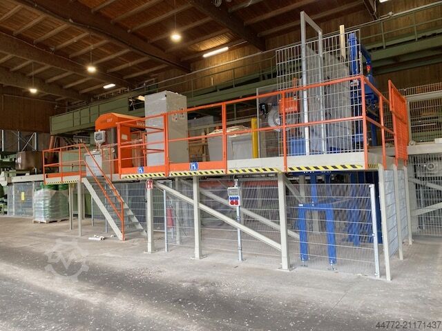 Линия пакетной торцовочной пилы с обвязкой. HOLTEC MOSCA HIT VARIO CUT HMC - B