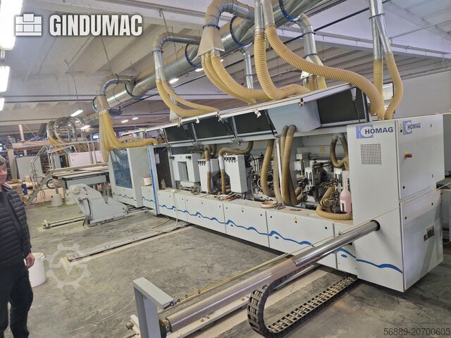 Полная производственная линия (дерево) HOMAG WEEKE industrial production line for high-volume panel processing and edge-banding