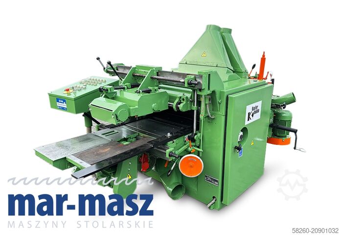 Широкий четырехсторонний рубанок KUPFERMUHLE 60 na 6 głowic do mokrego drewna