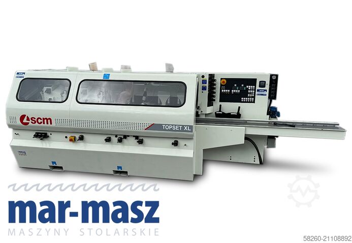 Четырехсторонний мокрый рубанок SCM TOPSET XL na 6 głowic