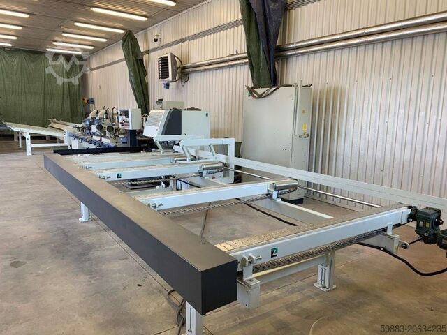 Подающий механизм для четырехстороннего строгального станка  