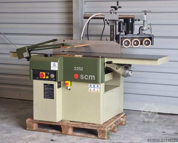 комбинированный фуговально-рейсмусовый станок & рейсмусовый станок Wyrówniarko grubościówka SCM 2252 struga SCM 2252
