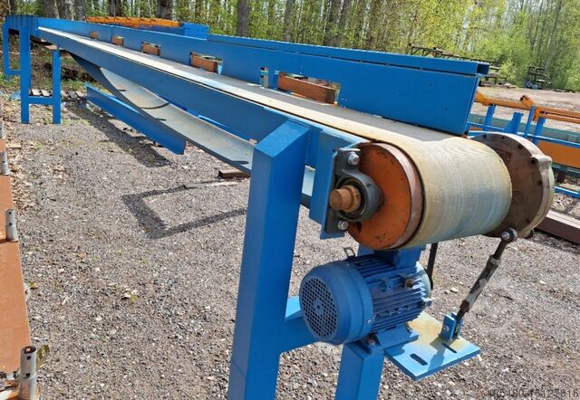 Ленточный конвейер с выбрасывателем  