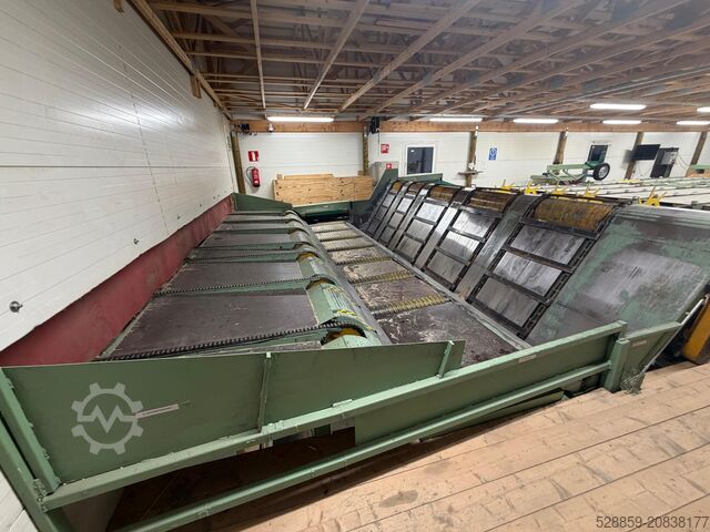 Линия сортировки досок  