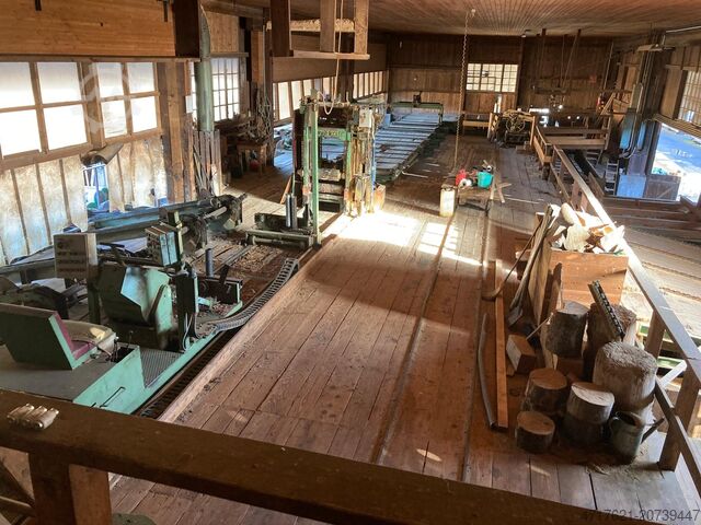 Полная линия лесопильного завода (стационарная) Springer Pini&Kay, Esterer, Springer