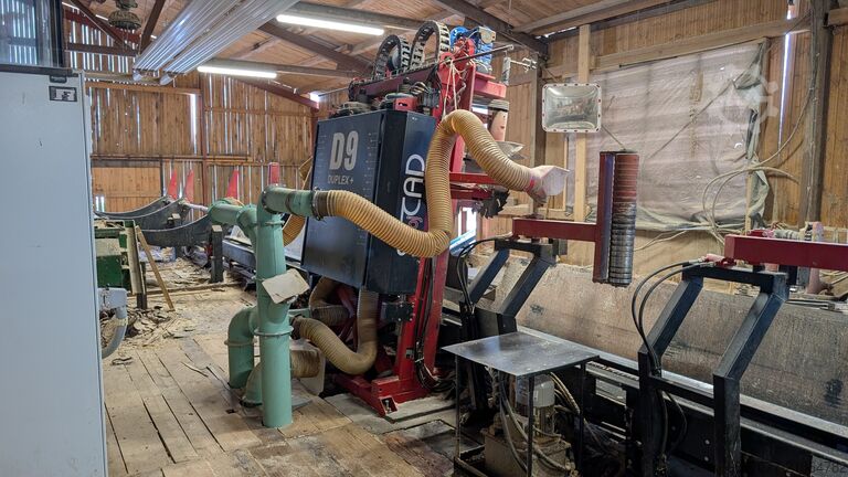 полная лесопилка (стационарная) Strojcad D9 Duplex+