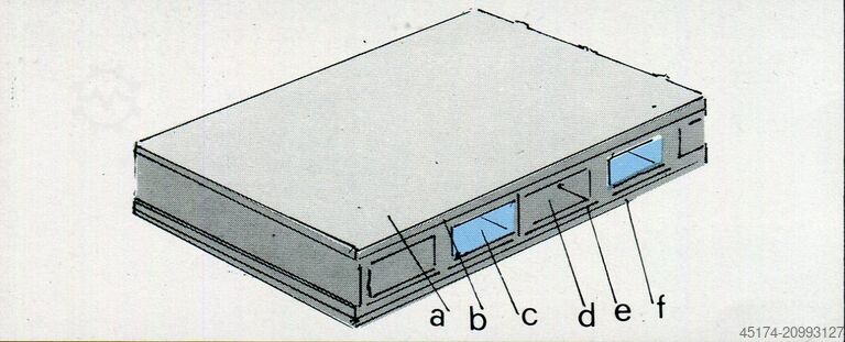 Изготовленная плита для диатермического масляного пресса ITALPRESSE 25/13