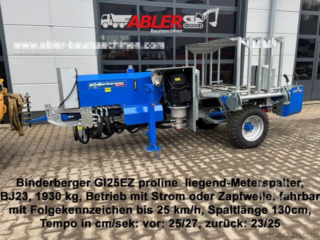дровокол Binderberger GI25EZ proline liegend-Meterspalter