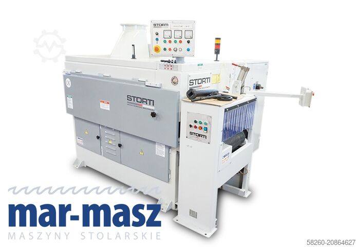 Двувальная гусеничная многопильная пила STORTI MULTIBI 18/C2X55KW 400 180 