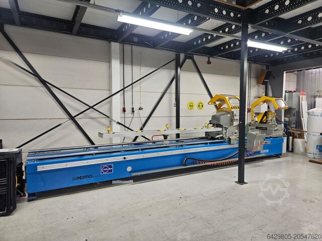 двойная торцовочная пила Pertici univer 500d2k