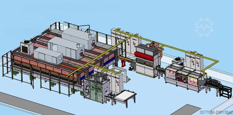 линия для лакирования поверхностей Venjakob Ven Spray Mould
