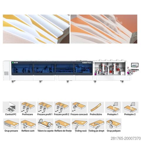 Кромкооблицовочный станок - Softforming Nanxing NB875A
