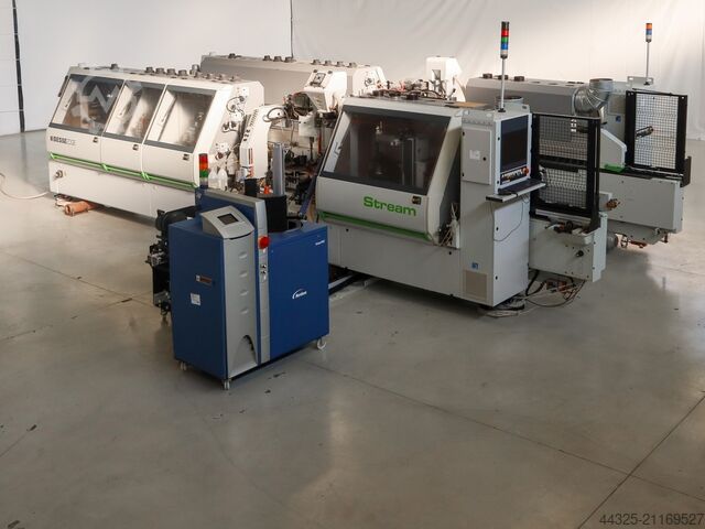 двухсторонний кромкооблицовочный станок BIESSE STREAM SB