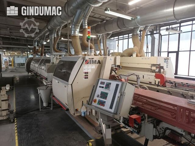 Двухсторонняя кромкооблицовочная машина IMA COMBIMA line with loading station