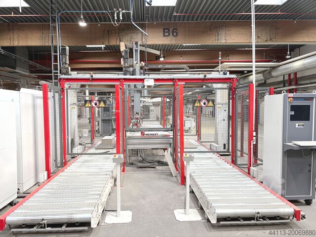 Линия для 4-х сторонней кромкооблицовки IMA + MEINERT 2 Combima II + P 415