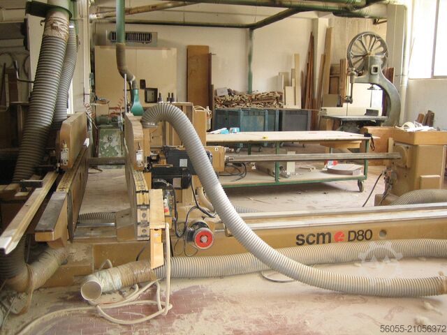 автоматический двухсторонний форматно-обрезной станок SCM D 80