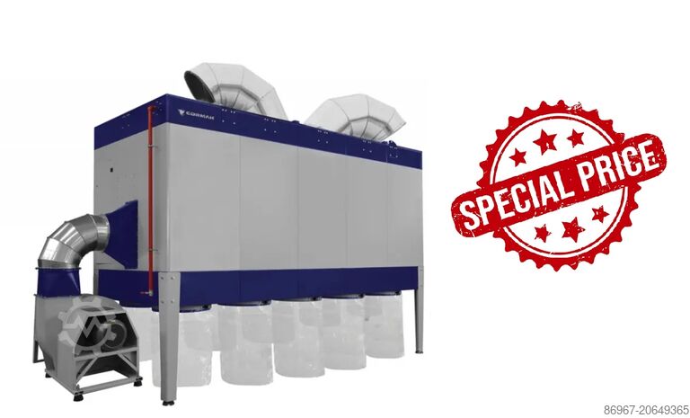 Промышленный отсос для стружки и опилок CORMAK DCV21750