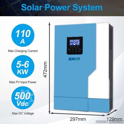 электродвигатель Falownik solarny 230VAC 3,5-5,5KW MPPT Falownik solarny 230VAC 3,5-5,5KW MPPT