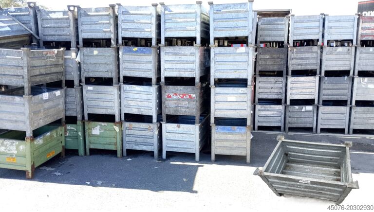 Оцинкованные железные ящики 80x50x50 см  Eisenkisten 80x50x50 cm verzinkt